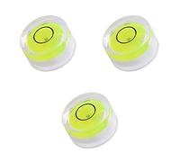 Taskar Lot de 3 niveaux à bulle ronds Fiole 12 mm