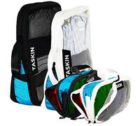 Taskin Lot de 4 cubes d'emballage de compression | Compartiments séparés propres et sales avec séparateur flexible | Fermetures éclair YKK | Lot de 4 (2 L + 2 m)