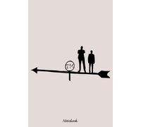 Taskmaster - Hand Drawn Weather Vane with Alex Horne & Greg Davies Silhouettes Notebook: 6 x 9 Size | Journal College Ruled Notebook | 120 Pages | Gift