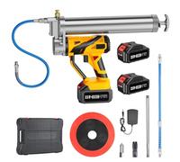 TaskStar Pompe a Graisse Électrique Innovante, 2024, Puissant Pistolet à Graisse 12000 PSI, Pompe à Graisse avec 2 Batteries 4000 mAh et Chargeur, Gâchette à Vitesse Variable