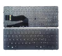 TASLIN New French/FR Azerty Laptop Keyboard for HP EliteBook 840 G1 850 G1 850 G2 with Frame no Backlit Without Pointing Stick (Color : Nero)