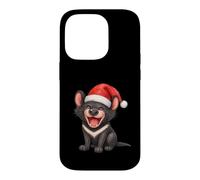 Tasmanian Devil Santa Hat Christmas Cute Animal Lover Coque pour iPhone 14 Pro