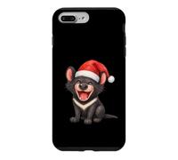 Tasmanian Devil Santa Hat Christmas Cute Animal Lover Coque pour iPhone 7 Plus/8 Plus