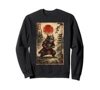 Tasmanian Samurai Warrior Japanese Vintage Graphic Ukiyo-e Sweatshirt