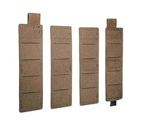 Tasmanian Tiger Lot de 4 adaptateurs Molle/Velcro Coyote