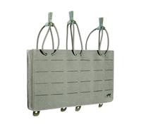 Tasmanian Tiger TT 3 SGL Mag Pouch Bel M4 MKIII IRR Pochette pour chargeur indéformable pour 3 chargeurs M4 avec fermeture à cordon élastique et système Molle Gris pierre/olive IRR