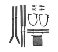 Tasmanian Tiger TT Assault Kit d'accessoires avec sangle et boucles pour fixer des sacs et des sacs à dos sur les supports de plaques - Noir