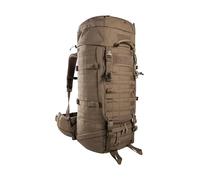 Tasmanian Tiger TT Base Pack 60 FO Sac à dos modulaire extensible de 60 l à 75 l avec grande ouverture avant ; sac à dos de trekking ergonomique avec système Molle, Coyote Brown