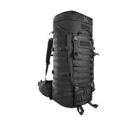 Tasmanian Tiger TT Base Pack 60 FO Sac à dos modulaire extensible de 60 l à 75 l avec grande ouverture avant ; sac à dos de trekking ergonomique avec système Molle, Noir