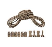 Tasmanian Tiger TT Bungee Cord Tab Kit de fixation pour réparation ou remplacement Accessoire de sac à dos Marron Coyote