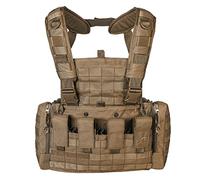 Tasmanian Tiger TT Chest RIG MKII Gilet Multifonctionnel pour la Chasse, la pêche ou l'usage Militaire avec Quatre Pochettes pour Les Magazines (Coyote Brown)