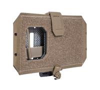 Tasmanian Tiger TT Foldable Phone Plate Support pliable pour smartphone en matériau Tegris pour support de plaque avec système Molle Marron Coyote