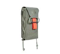 Tasmanian Tiger TT IFAK Pochette verticale IRR Medic pour trousse de premiers secours vide compatible Molle avec panneau amovible Gris pierre/olive IRR