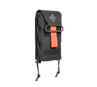 Tasmanian Tiger TT IFAK Pouch Vertical Medic Pochette supplémentaire pour trousse de premiers secours vide compatible Molle avec panneau amovible Noir