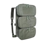 Tasmanian Tiger TT Modular Chest Rig Pack IRR 20 L Sac à dos d'intervention pour porte-disques et TT Chest Rigs avec insert de plaque de protection, adaptateur inclus - Gris pierre/olive IRR