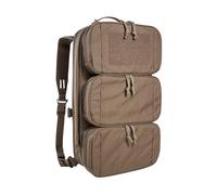 Tasmanian Tiger TT Modular Chest Rig Pack Sac à dos d'intervention 20 l pour porte-disques et TT Chest Rigs avec insert de plaque de protection, adaptateur inclus Marron coyote