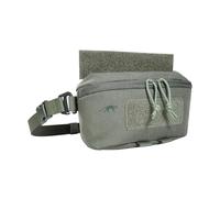 Tasmanian Tiger TT Plate Carrier Pouch VL IRR Sac supplémentaire pour porte-plaques avec fixation Velcro et Tegris également utilisable comme sac banane Gris pierre/olive IRR