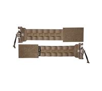 Tasmanian Tiger TT Reinforced Cummerbund Partie latérale de rechange pour TT Plate Carrier LC avec 3 rangées Molle Marron coyote