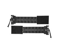 Tasmanian Tiger TT Reinforced Cummerbund Partie latérale de rechange pour TT Plate Carrier LC avec 3 rangées Molle Noir