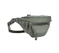 Tasmanian Tiger TT Sac banane tactique modulaire Molle compatible avec EDC avec 3 compartiments (gris pierre/olive)
