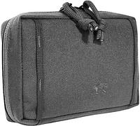Tasmanian Tiger TT Tac Pouch 4.1 Sac à dos avec système Molle compatible avec les accessoires EDC, outils ou petits kits de premiers secours, 10 x 15 x 4 cm, gris titane