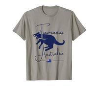 Tasmanie Australie Carte de Tasmanie Drapeau Australien Diable GPS T-Shirt