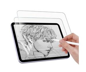 Tasnme Lot de 2 films protecteurs d'écran en papier pour iPad Mini 7 (A17 Pro) 2024/iPad Mini 6 2021 8,3", film PET mat pour dessiner et écrire comme sur du papier, anti-reflets et anti-traces de
