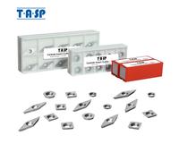 TASP - coupe insertion en carbure de Tungstène pour outil de tournage du bois, couteaux de remplacement pour tour à bois(comprend carré de 11 mm, ronds et diamant ) C.Diamond Radius