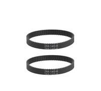 TASP Lot de 2 courroies de distribution 2GT 2M, périmètre 140/142/150/180mm, largeur 6mm, pièce de rechange for convoyeur synchrone, compatible avec les aspirateurs(2M-142-6)