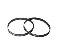 TASP Lot de 2 courroies de distribution 2M-180-6, périmètre 180 mm, largeur 6 mm, dents 90°, pièce de rechange for convoyeur synchrone for aspirateur