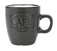 Tasse 15 cl Grès Gamme CHARME Ø 7 cm H 7.5 cm Coloris Gris Décor Bistrot Delys-By-Verceral