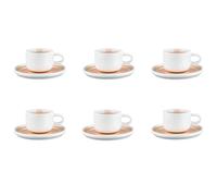 Tasse 20cl et soucoupe Ø15cm OXYGEN - 12 pièces - Rose poudre Björn