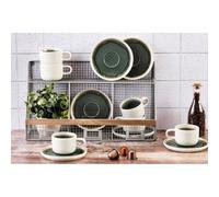 Tasse 20cl et soucoupe Ø15cm OXYGEN - 12 pièces - Vert de gris Björn