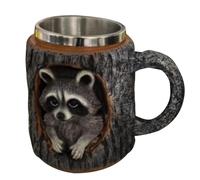 Tasse 3D 3D 325 ml | Gobelet animaux Trou d'arbre - Tasse réutilisable pour le travail du matin pour le w nd d'anniversaire relaxant Loisirs, fête commémorative