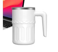 Tasse à agitation automatique, gobelet magnétique rechargeable avec couvercle, gobelet agitateur avec affichage de la température, pour voyage, boissons, chocolat, café, maison, cuisine, bureau