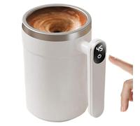 Tasse à agitation électrique de 400 ml - Tasse automatique agitateur magnétique avec écran numérique | Shaker rapide rechargeable pour café, lait, cacao, 400 ml