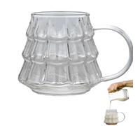 Tasse à arbre de Noël - Tasses décoratives en verre pour Noël
