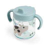 Tasse à bec à 2 anses bébé Done by Deer Tiny farm Bleu 260 ml