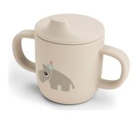 Done By Deer - Tasse à bec à 2 anses en silicone Celebration Sable