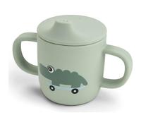 Done By Deer - Tasse à bec à 2 anses en silicone Playground Vert