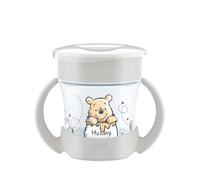 Tasse à bec NUK Mini Magic Cup | À partir de 6 mois | 160 ml | Bord anti-fuites à 360° | Biberon pour tout-petits avec poignées antidérapantes | Disney Winnie l'ourson | 1 unité