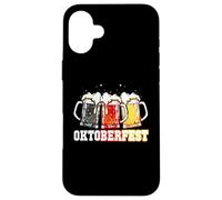 Tasse à bière avec drapeau allemand pour homme et femme Coque pour iPhone 16 Plus