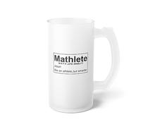 Tasse à bière humoristique en verre dépoli pour mathématiciens 473 ml