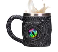 Tasse à bière Stein | Tasses à bière avec boisson dragon - Dungeons Dragon's Eye - Chope à bière, tasses nordiques et celtiques pour hommes, collectionneurs d'amoureux des dragons