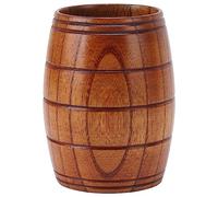 Tasse à Bière Viking Tankard en Bois de Jujube 190 ml - Tasse en Bois pour Bière, Thé et Boissons Chaudes - pour la Maison et Restaurant
