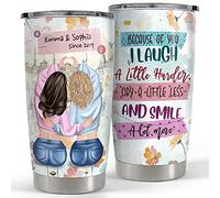 Tasse À Boire Isotherme Réutilisable Gobelet De Voyage Acier Inoxydable Thermos Pour Ami Maman Papa 590 Ml Gobelet Personnalisé Pour Mes Meilleures Amies