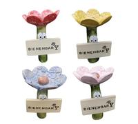 Tasse à Boire Pour Insectes Abeilles, Abreuvoir à Insectes, Les Pollinisateurs AssoifféS Ont Boisson, Pour La DéCoration Des Jardins Et L'Alimentation En Eau Forme De Fleur Abreuvoir à Insectes (4A)
