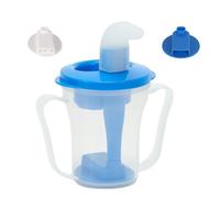 Tasse à Boire Régulatrice pour Dysphagie | Distributeur de Liquide avec Paille,Bouteille Dysphagie Anti-Étouffement et Anti-Fuite pour Hôpital Maison Lit Voyage Patient Bébé Adulte Personnes