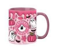 Tasse à boisson en céramique avec poignée en forme de C, tasse à café d ' Halloween de 11, 8 ml pour les soirées chaudes chocolat, décoration de salle à manger, comptoir de cuisine, installation de de