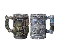 Tasse À Boissons Fantaisie - Tasses En Céramique Sur Le Thème De L'armée, À Café À Motifs Cool, Porte-boisson Cadeau, Accessoire À Usage Quotidien | Tasse Militaire En Céramique Pour Garçons Et F